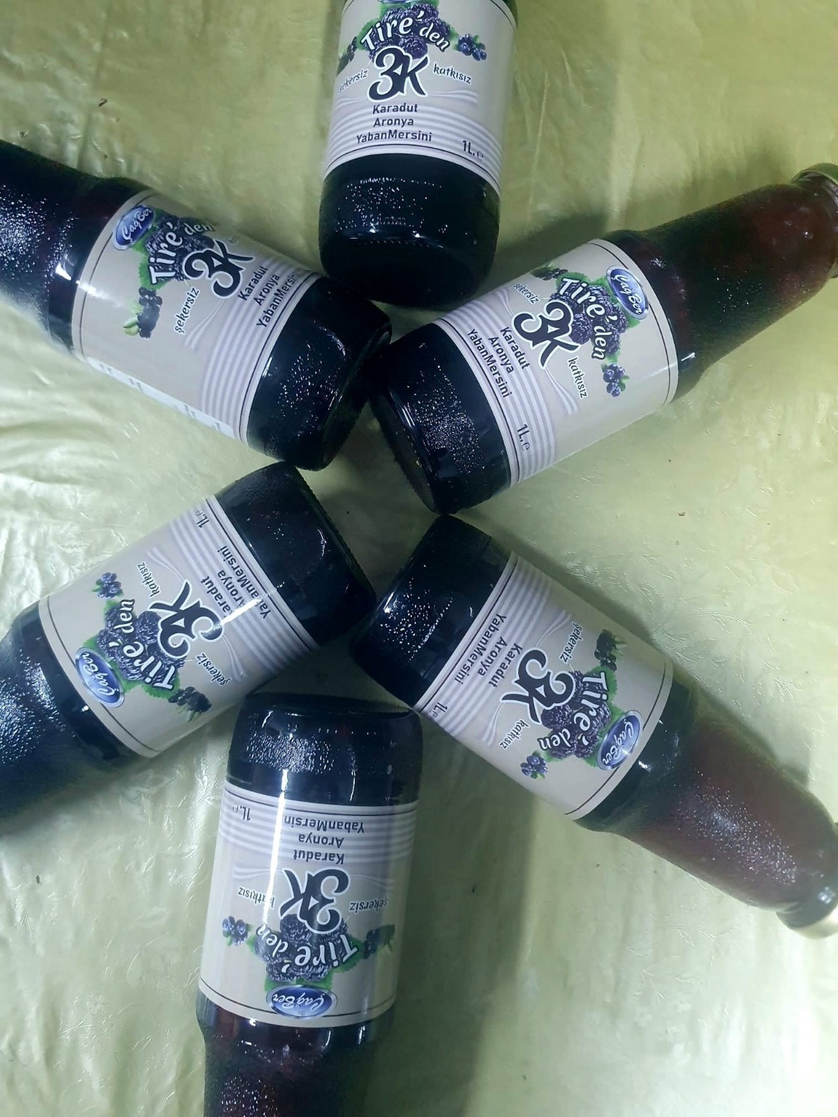 3K Karadut Aronya Yaban Mersini İçecek - 1 Litre